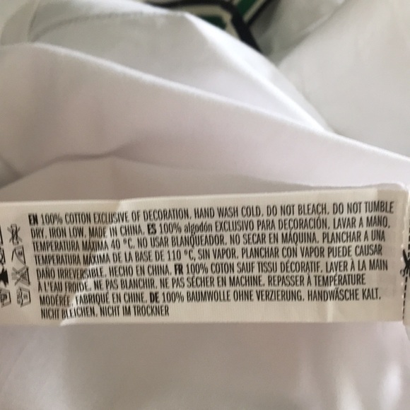 “SOLD” GREY LAB NWT -M- Fun Snap up White Top With 4 Ties - Picture 9 of 9